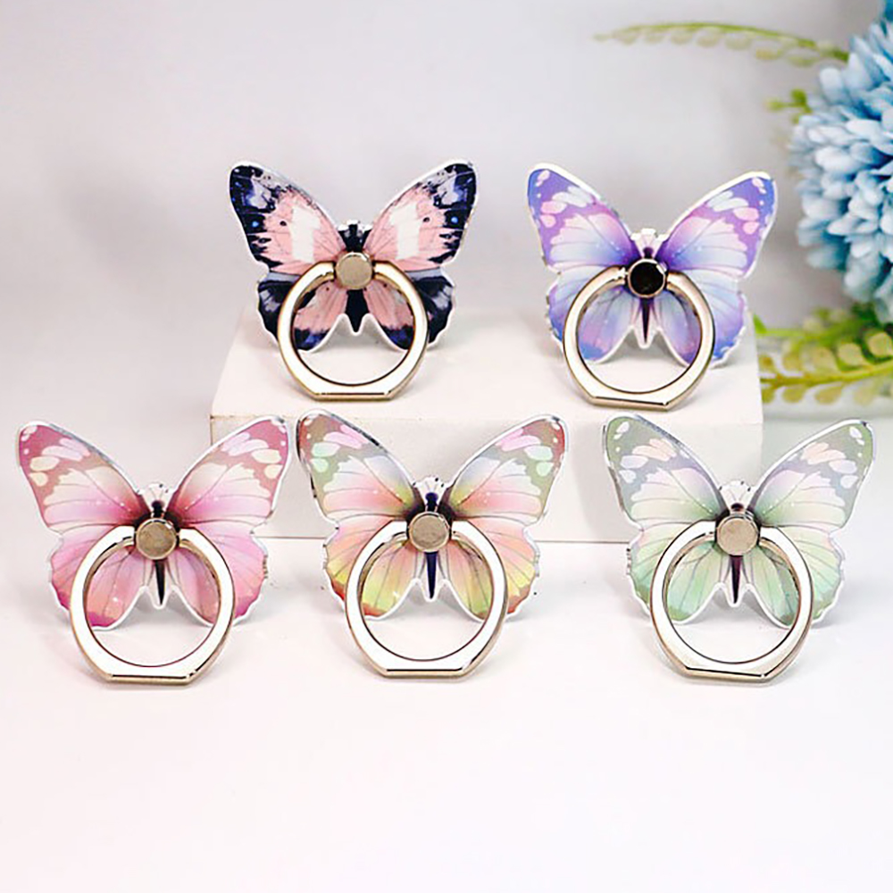Phone Accessories Ring - Luxury Universal Beautiful Butterfly Mobile Phone