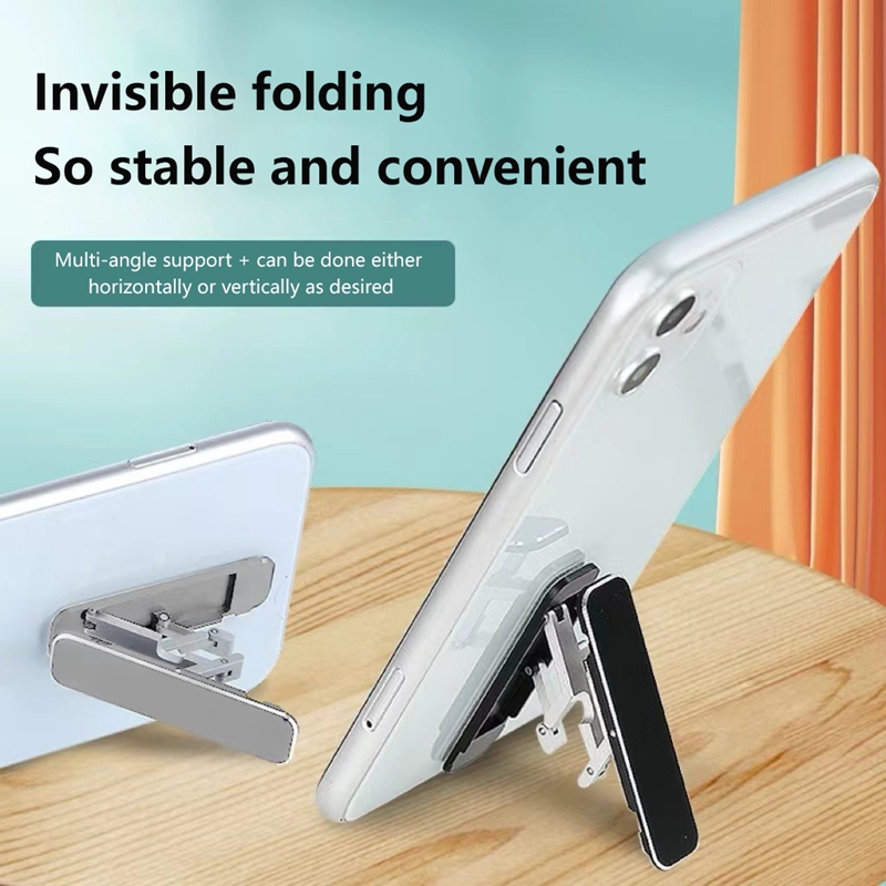 Desk Phone Stand - Folding Mini Phone Holder Foldable Desktop