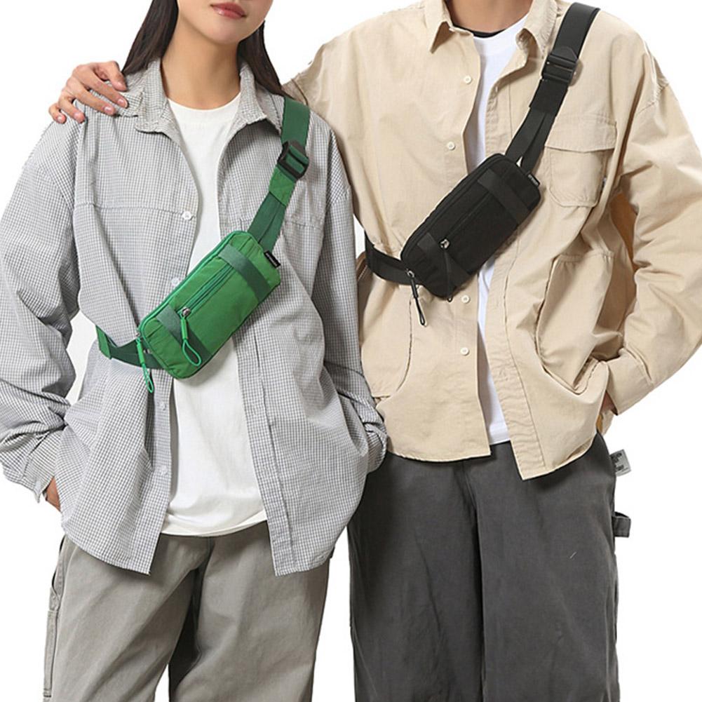 Phone Accessories For Running - Chest Bag Pure Color Nylon Lightweight