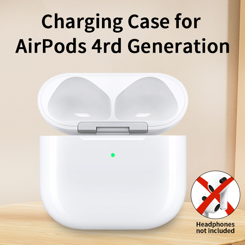Wireless Earbuds Case - AirPods 4 Charger Case Replacement w/