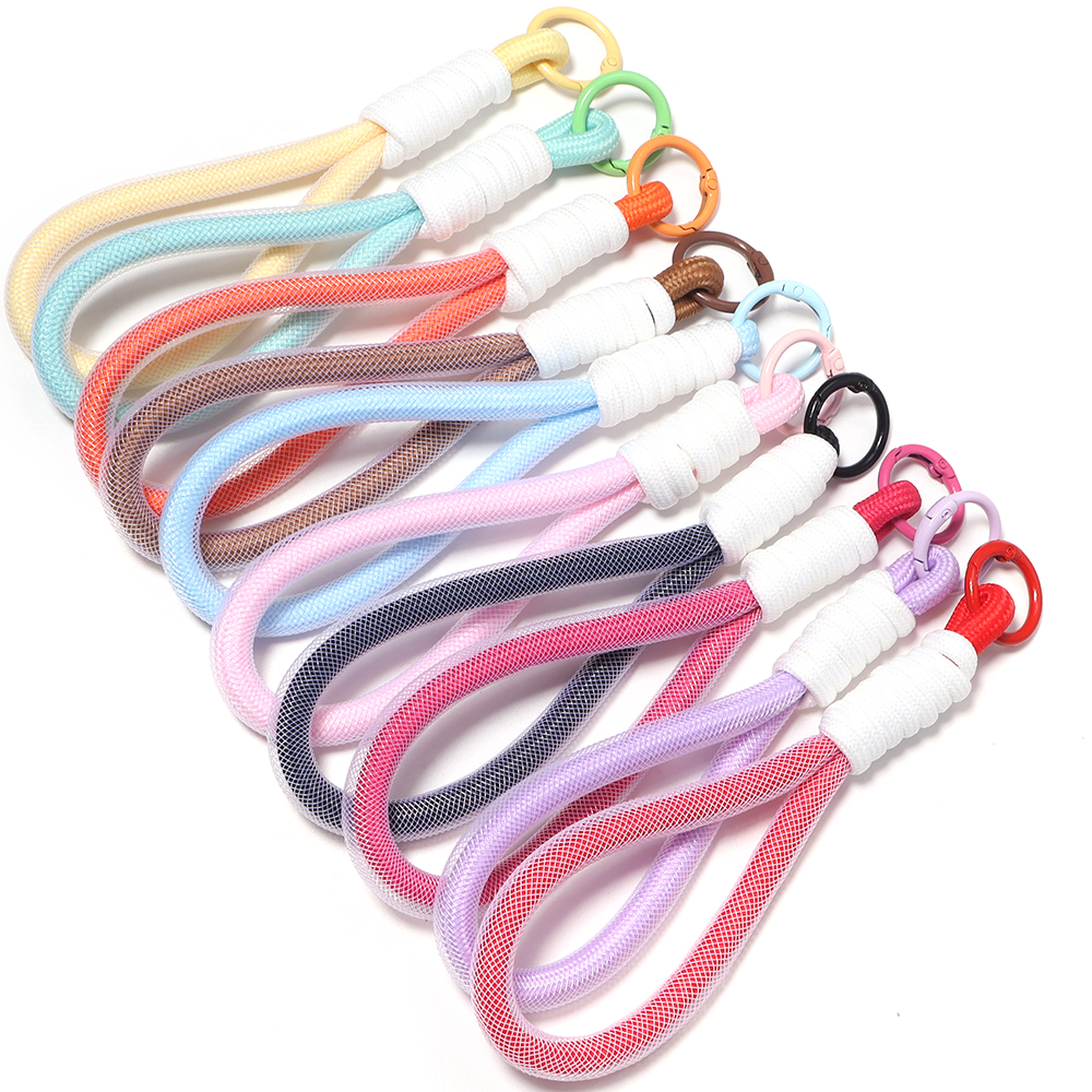 Phone Accessories For Car - 2pcs Hand Woven Keychain For Mobile