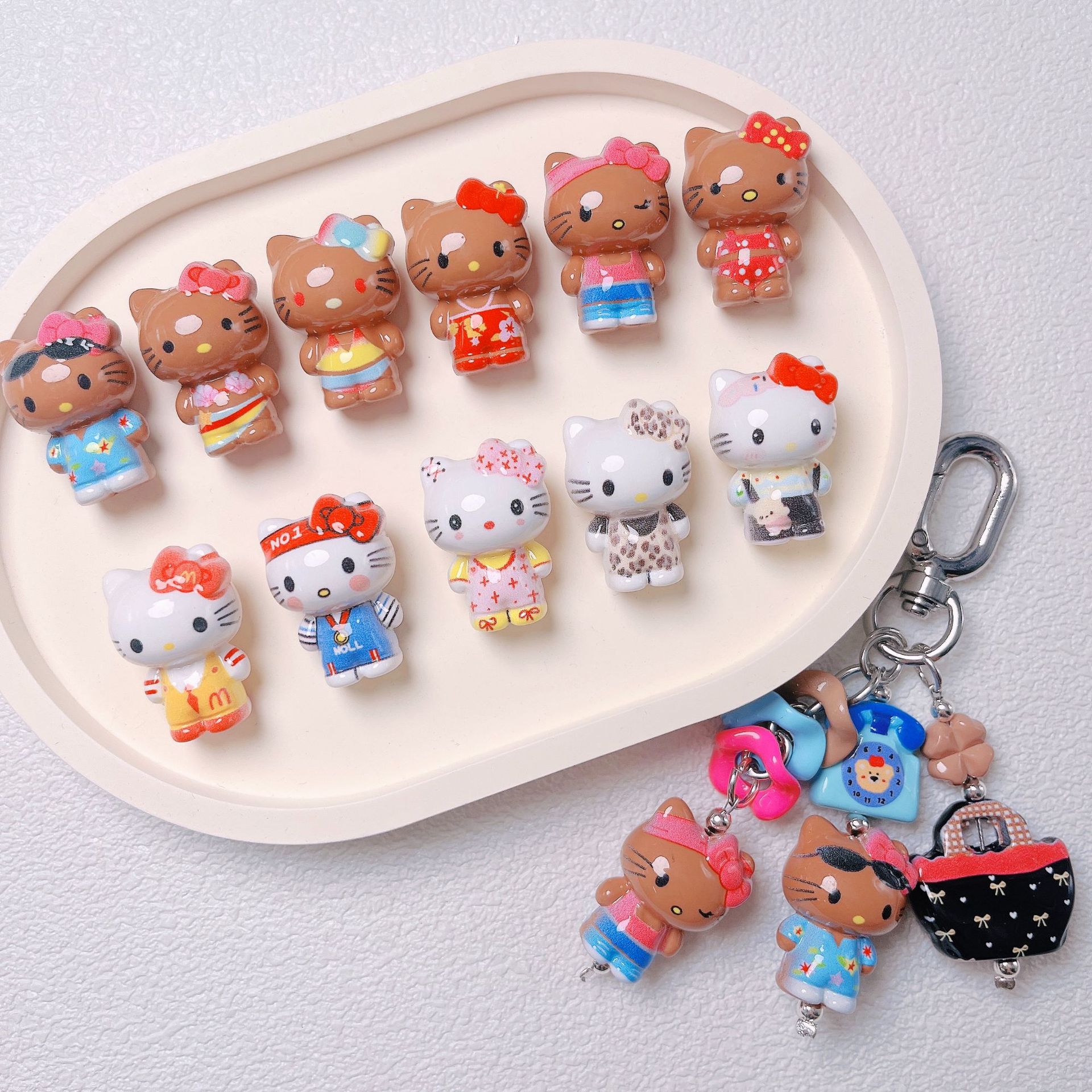 Phone Accessories Hanging - 5pcs Hello Kitty Acrylic Cute Standing