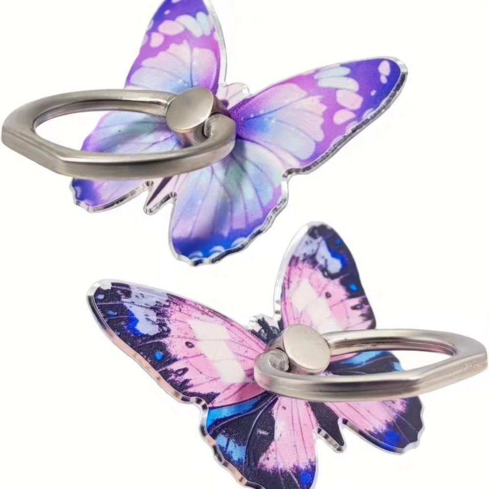 Phone Accessories Ring - 1PCS Beautiful Butterfly Phone Holder Suitable