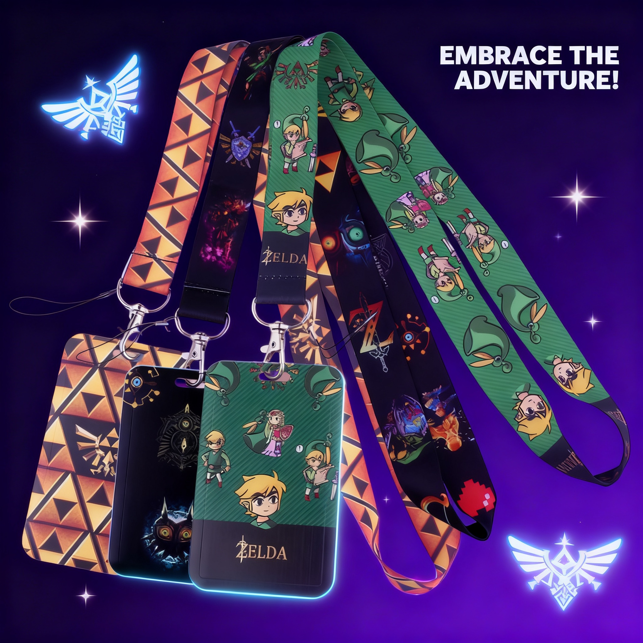 Phone Accessories Hanging - Cartoon Game Lanyards for Key Neck
