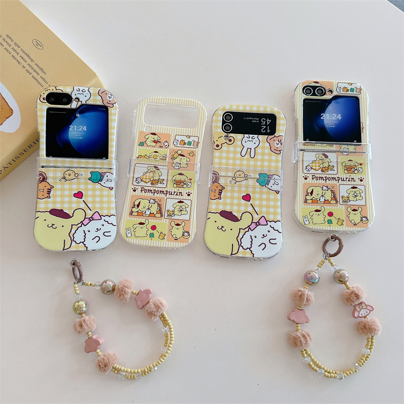 Phone Accessories Aesthetic - Sweet Grid Kawaii Style For Pompompurin