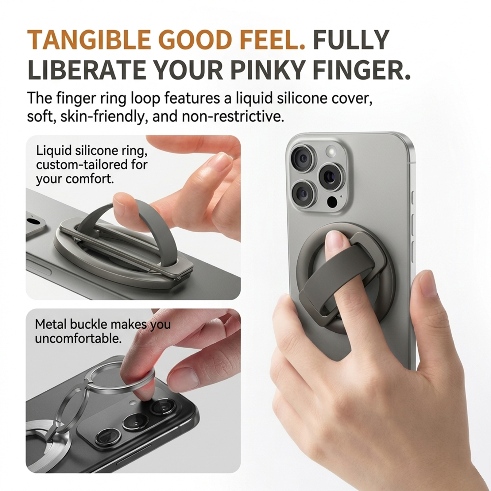Universal Magnetic Folding Pho - Phone Accessories Ring recension och pris
