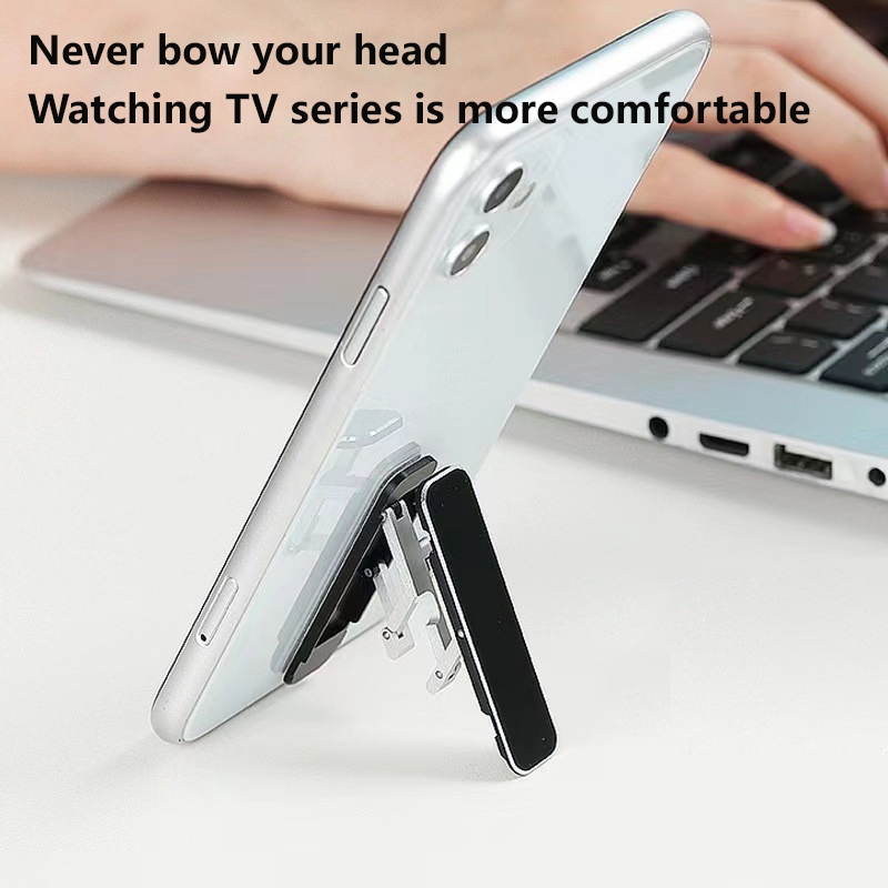 Folding Mini Phone Holder Fold - Desk Phone Stand recension och pris