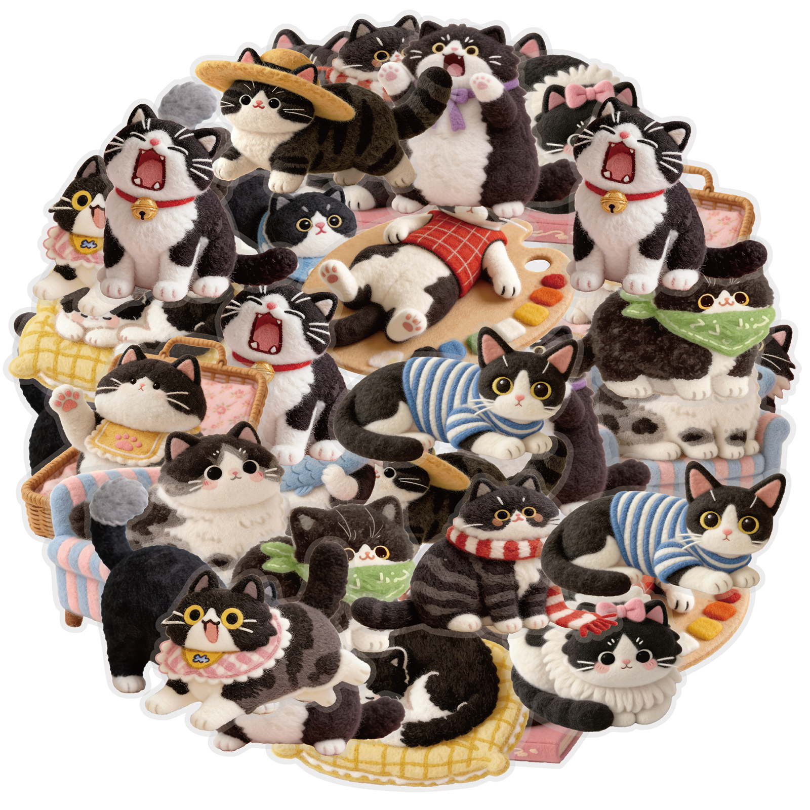 Etori Life 15Pcs Cute Felt-Sty - Phone Accessories Aesthetic recension och pris
