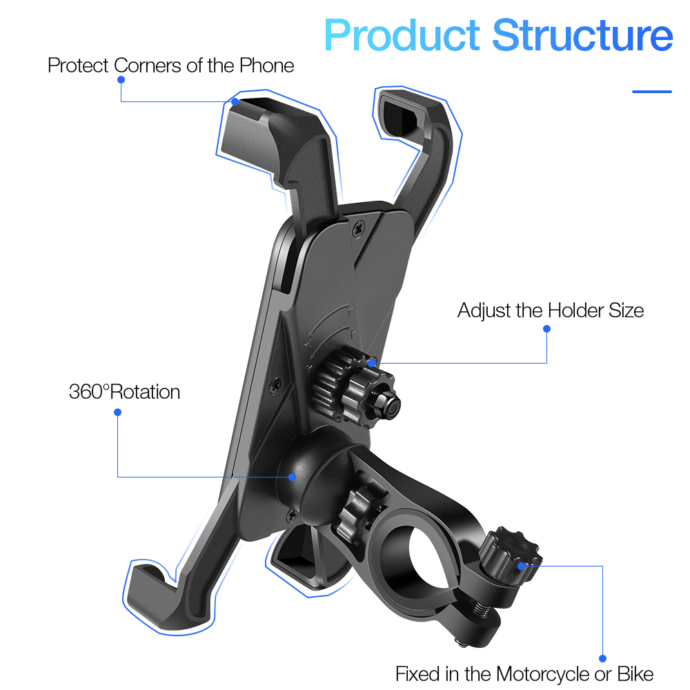 360° Adjustable Bike Phone Mou - Phone Zone Accessories & Repair Lake Charles La recension och pris