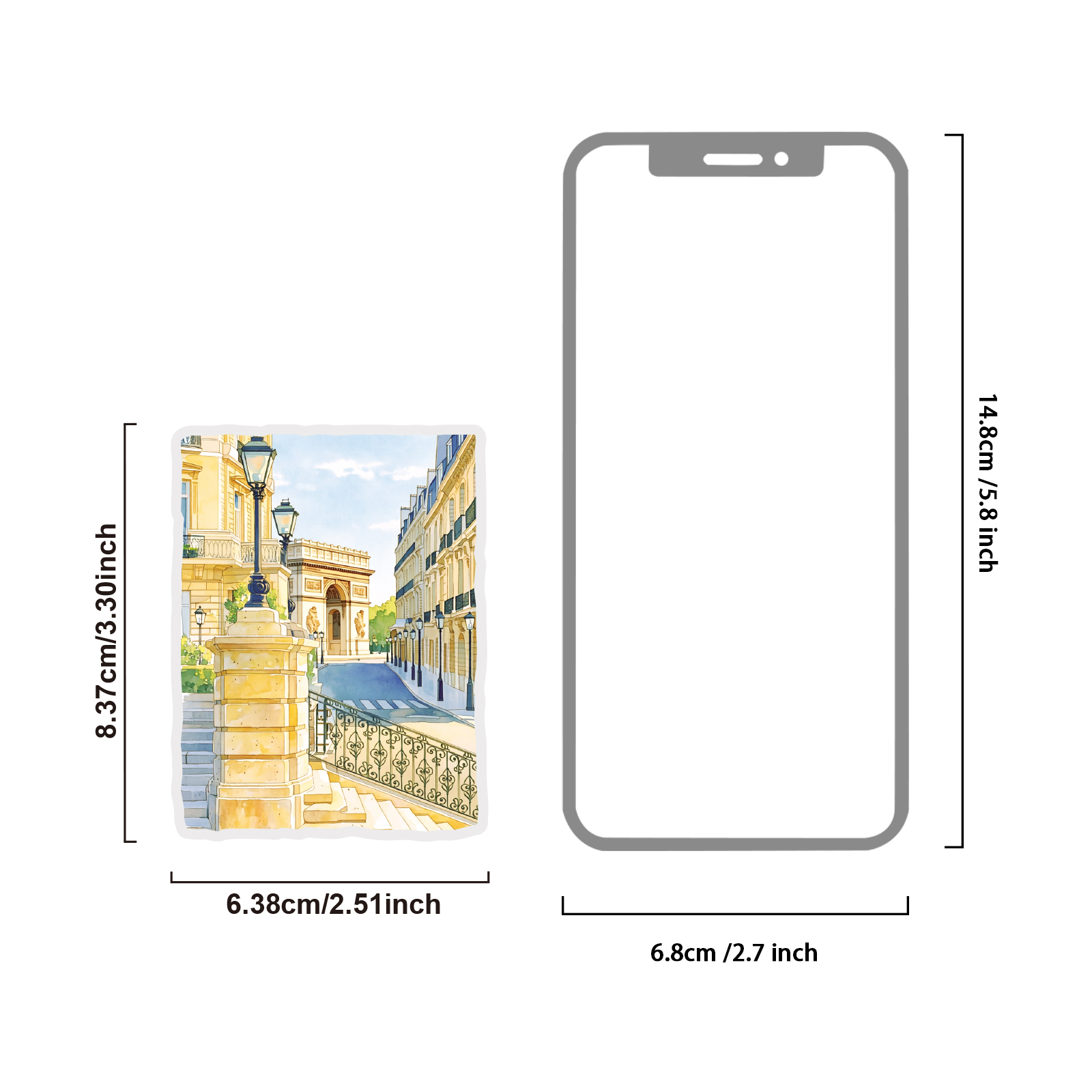 Etori Life Healing Watercolor  - Phone Accessories Aesthetic recension och pris