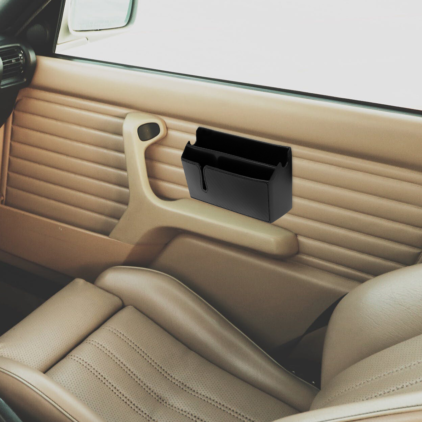 2Pcs Durable PVC Car Organizer - Phone Accessories For Car recension och pris