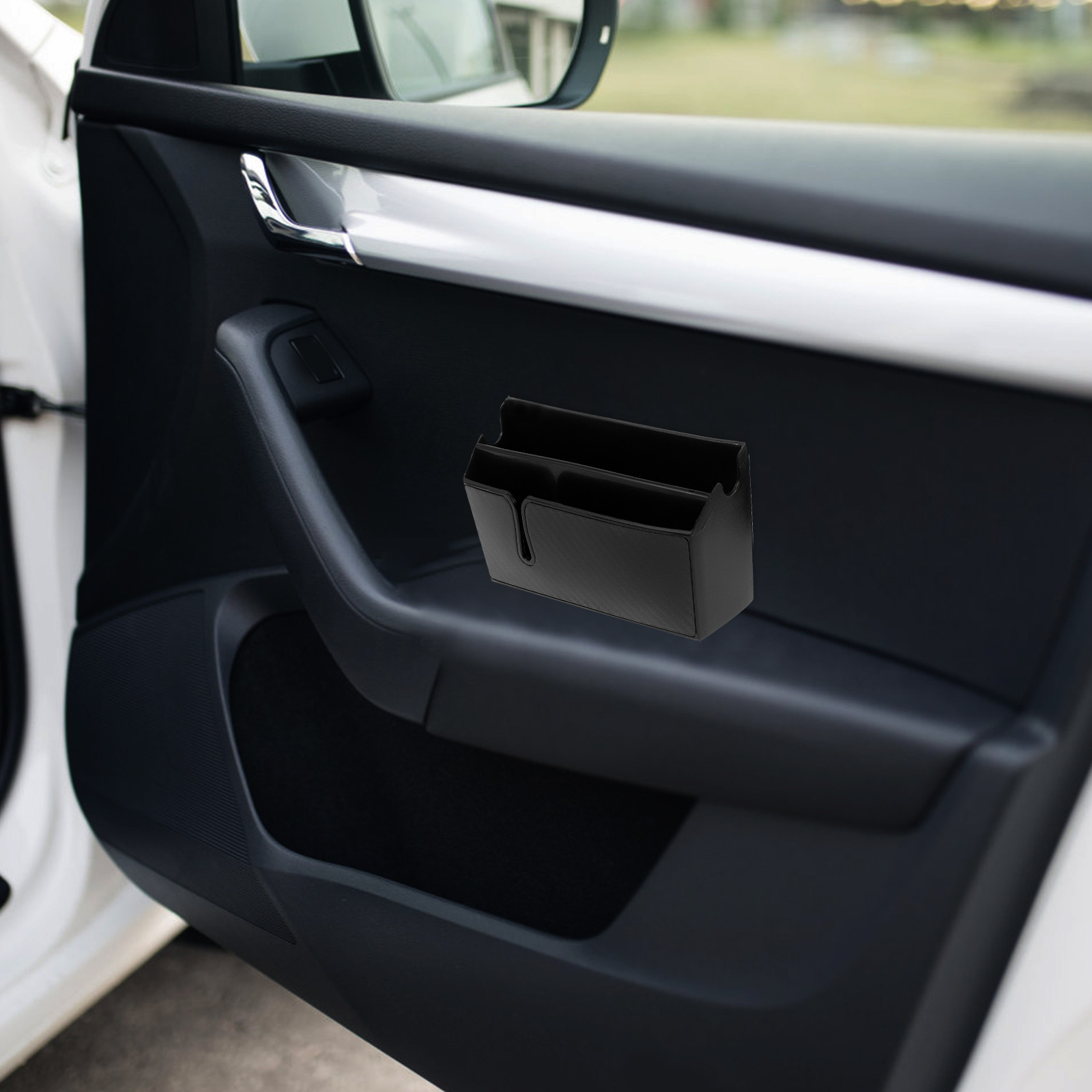 2Pcs Durable PVC Car Organizer - Phone Accessories For Car recension och pris
