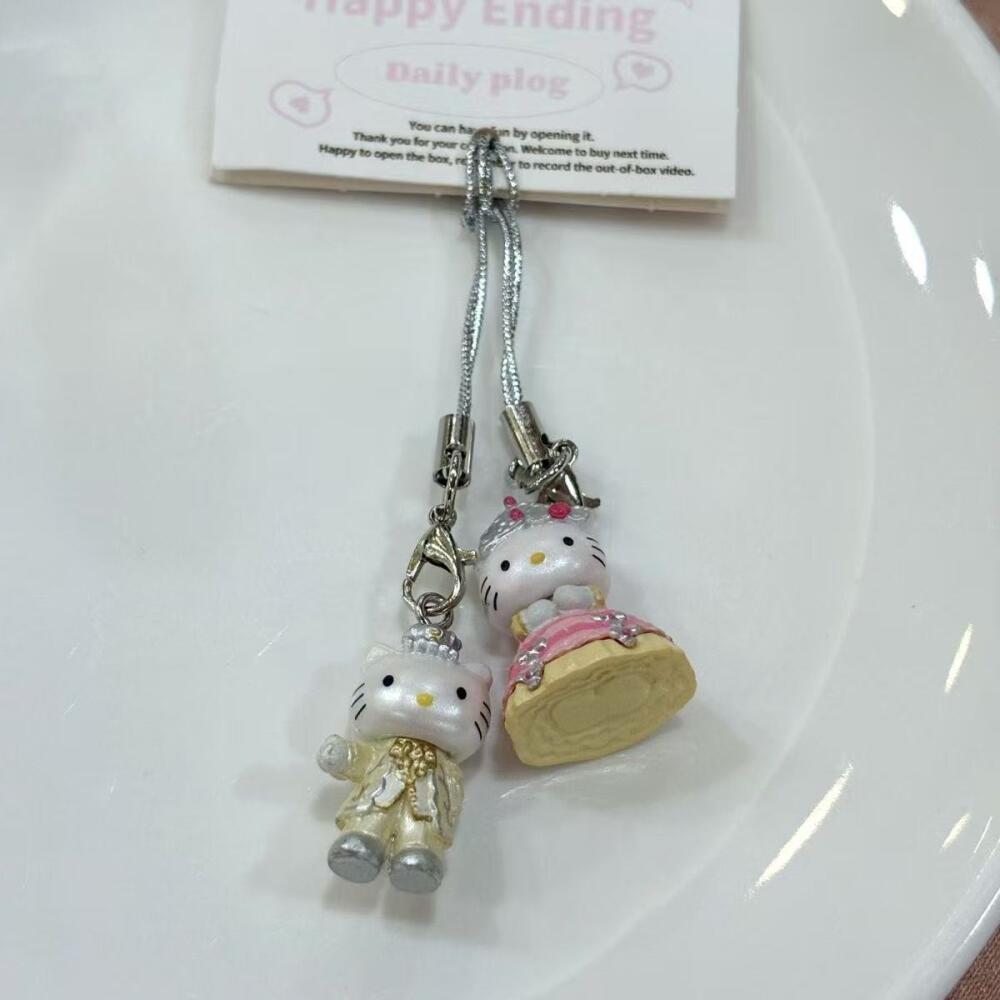 Kawaii Hello Kitty Wedding Dre - Phone Accessories Hanging recension och pris