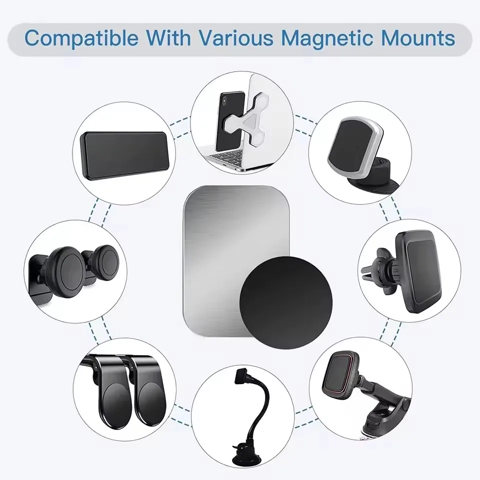 Metal Plate Disk For Magnetic  - Desk Phone Stand recension och pris