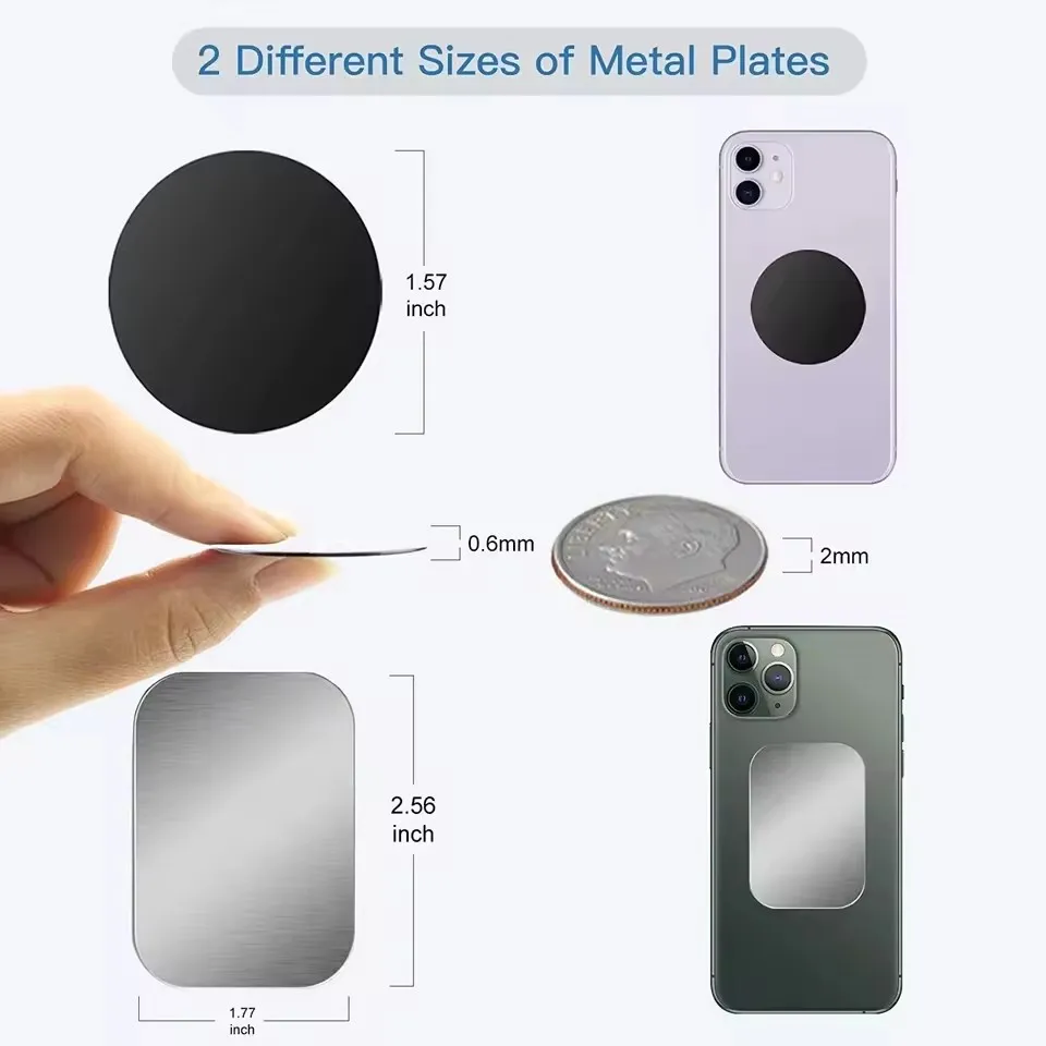 Metal Plate Disk For Magnetic  - Desk Phone Stand recension och pris