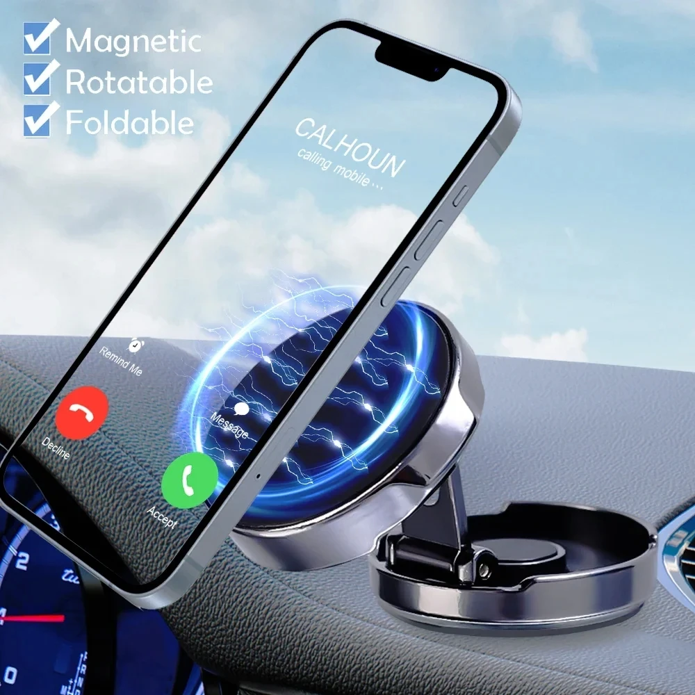 Round Folding Magnetic Car Hol - Phone Accessories Useful recension och pris