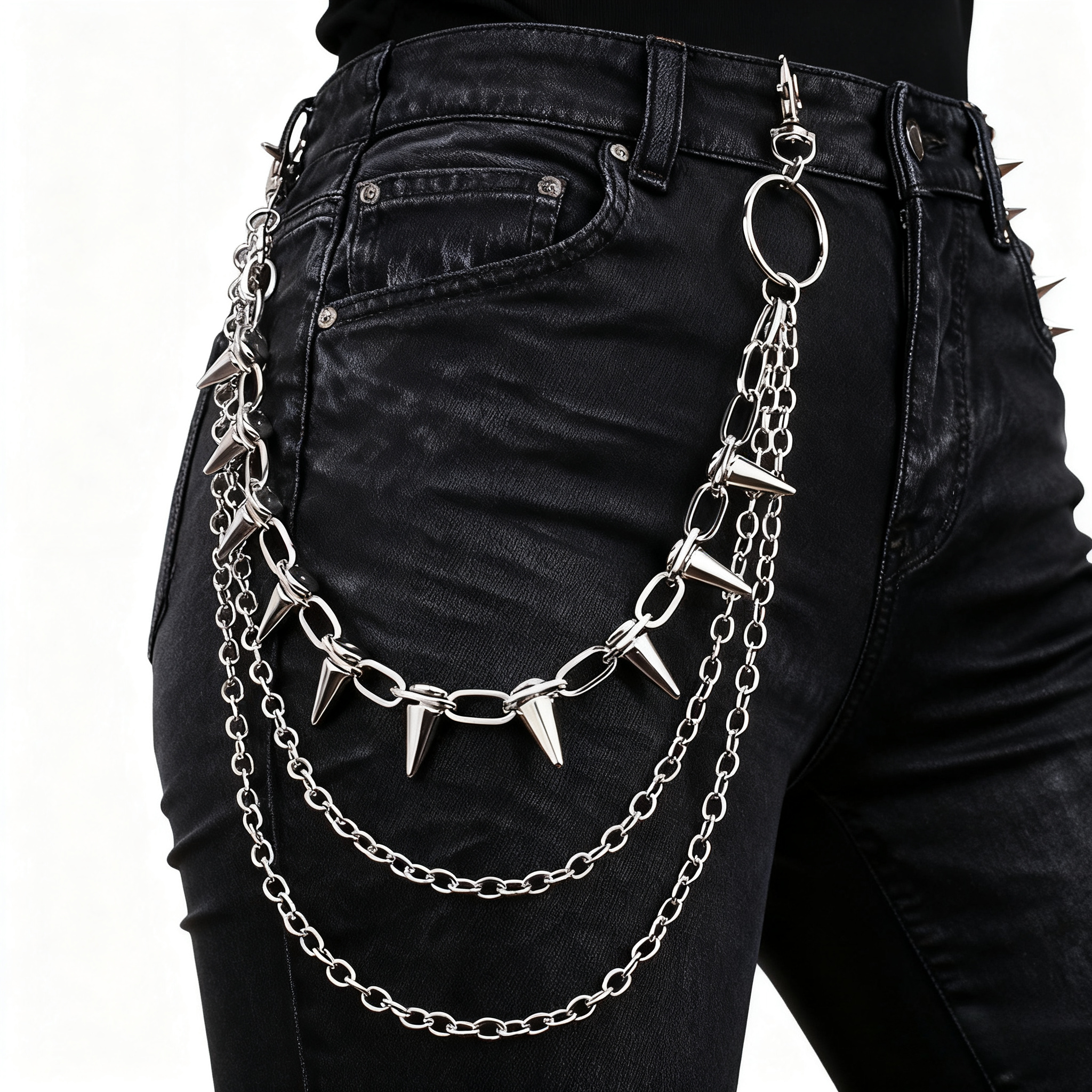 Unisex Hip Hop Punk Rock Metal - Phone Accessories For Men recension och pris