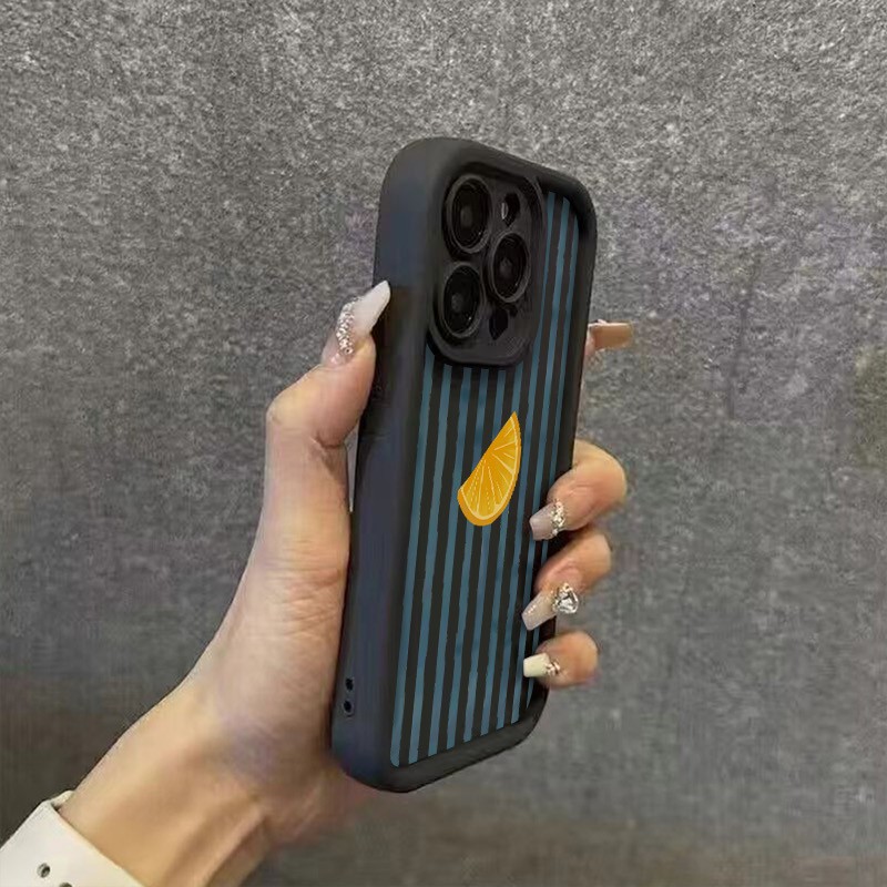 Striped Lemon Slice Pattern Ph - X Phone Accessories recension och pris