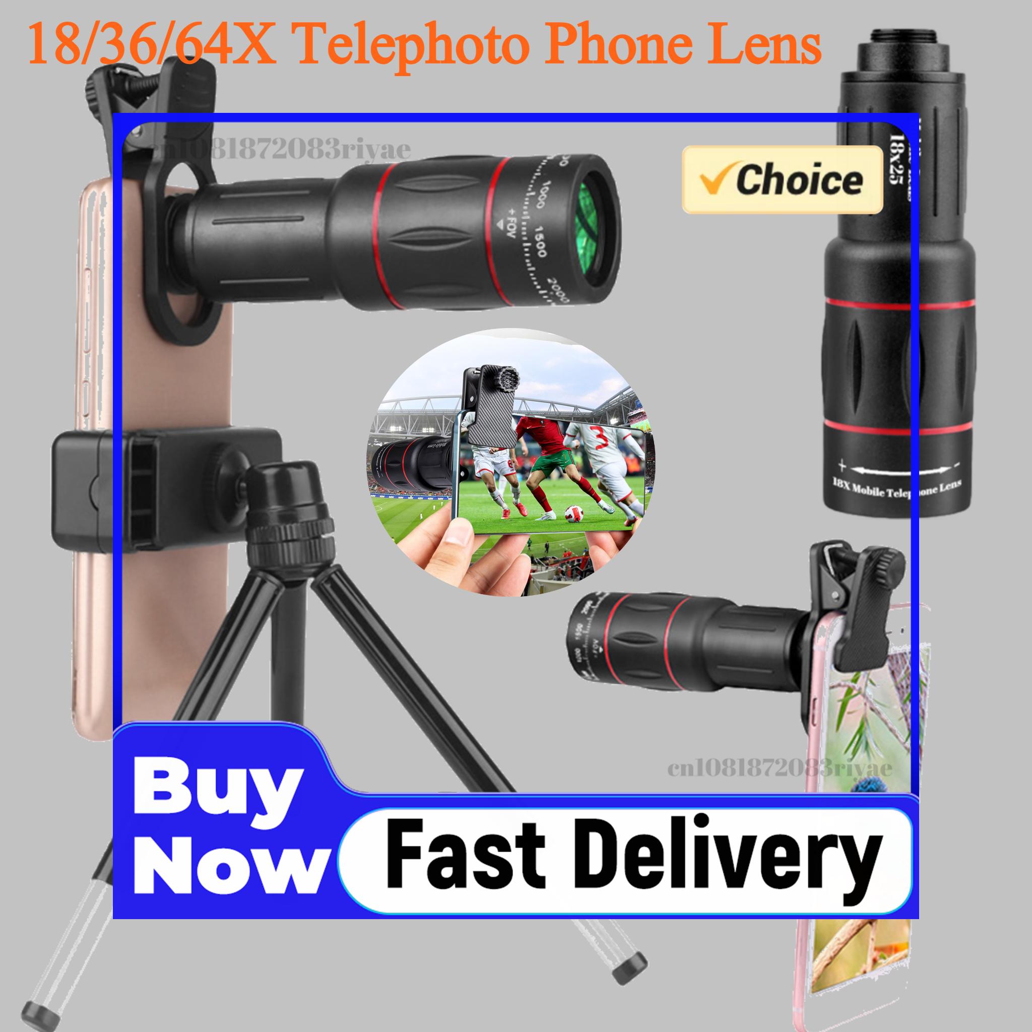 18/36/64X Telephoto Phone Lens - Lens Camera Clip recension och pris