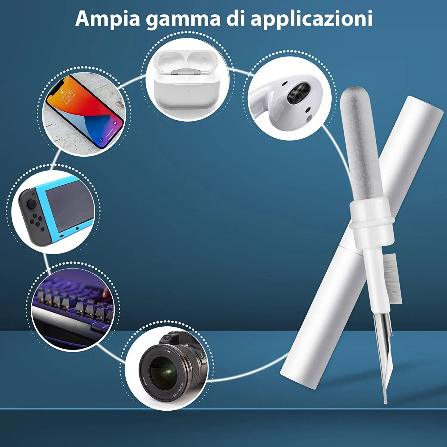 Bluetooth Earphone Cleaner Kit - Wireless Earbuds Case recension och pris