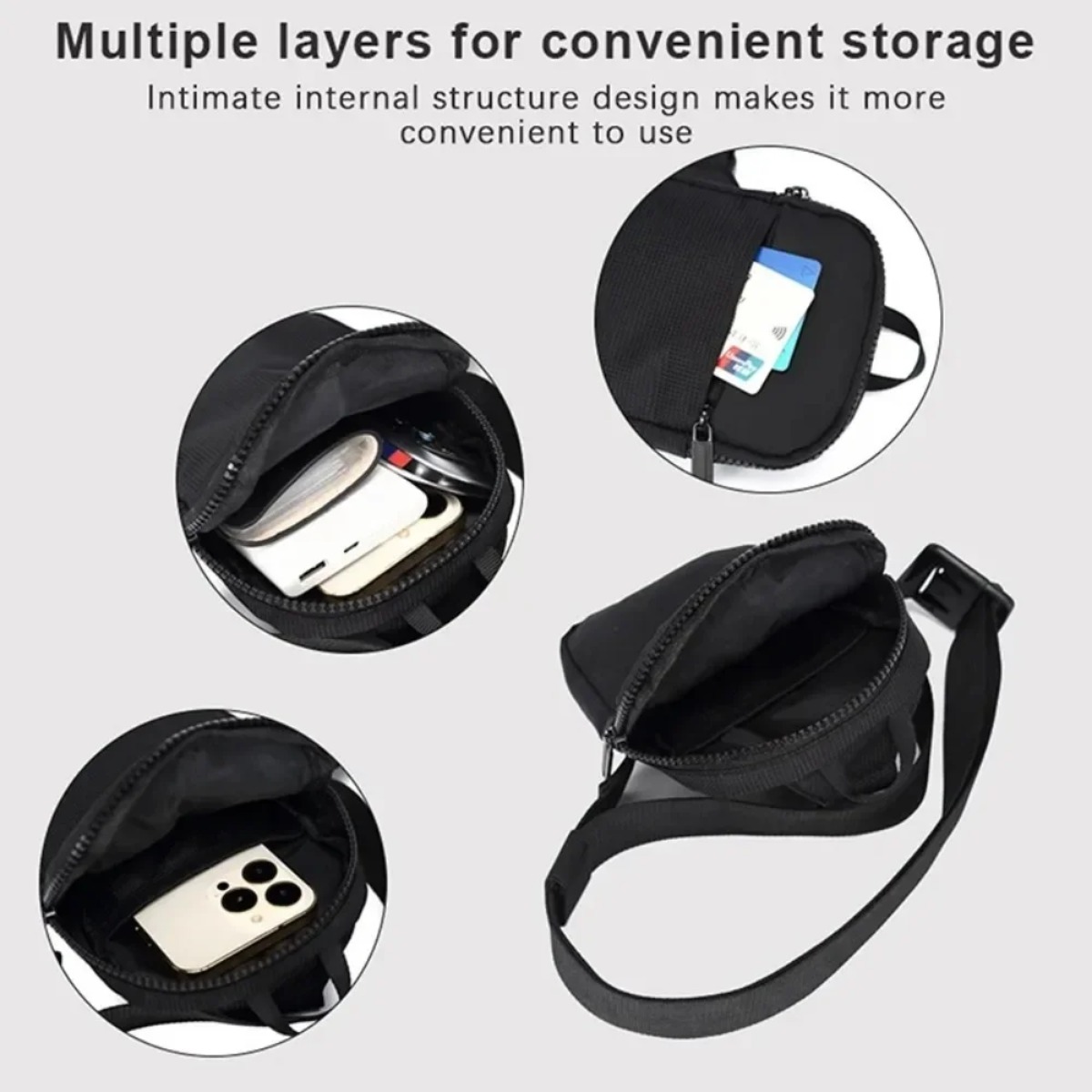 2026 Unisex Mini Chest Bag Wat - Phone Accessories For Men recension och pris