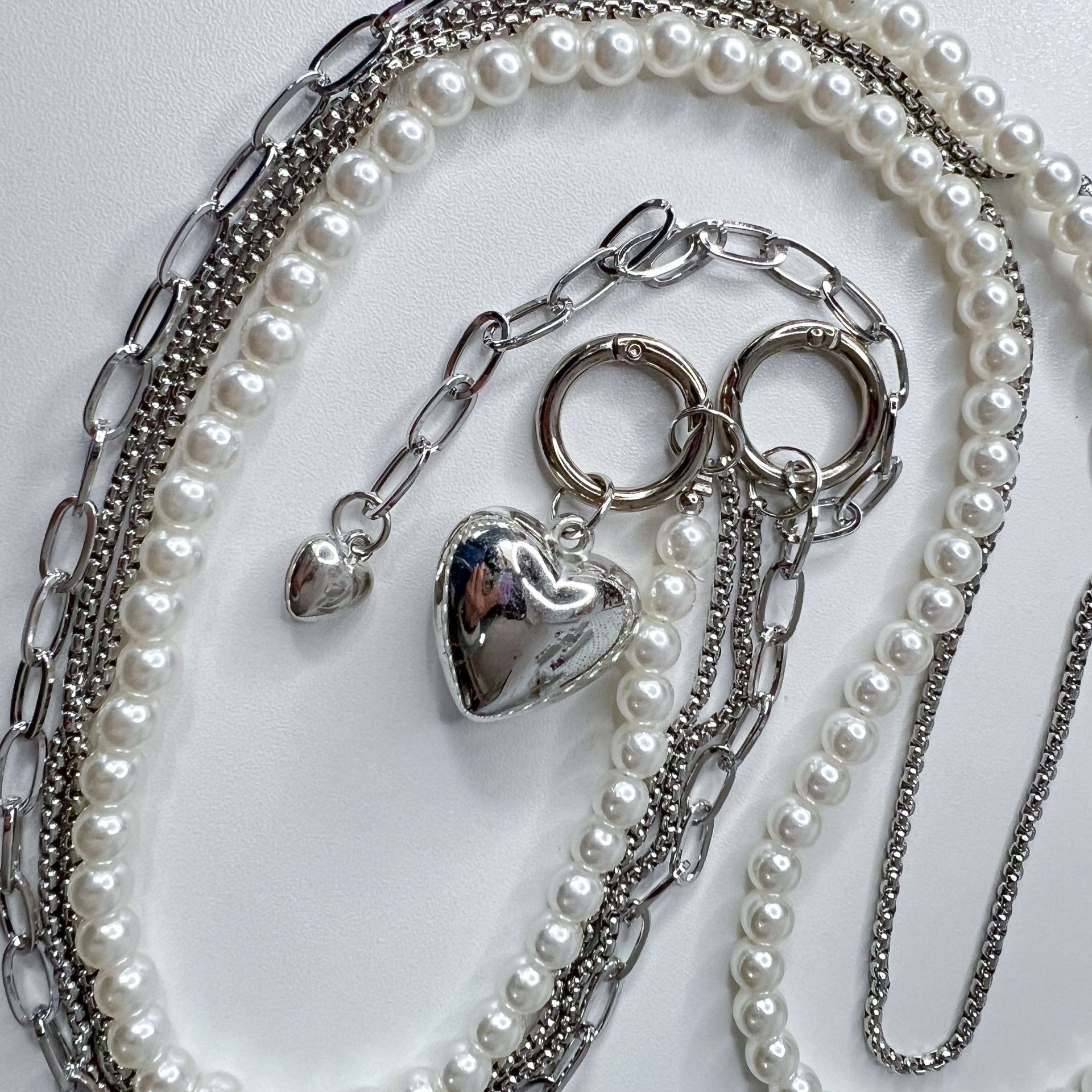 Long Pearl Phone Lanyard Handm - Phone Accessories Hanging recension och pris
