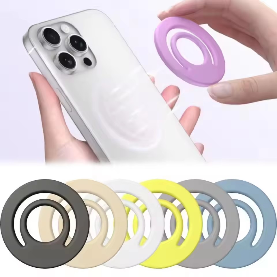 Magnetic Silicone Stand Finger - Phone Accessories Ring recension och pris