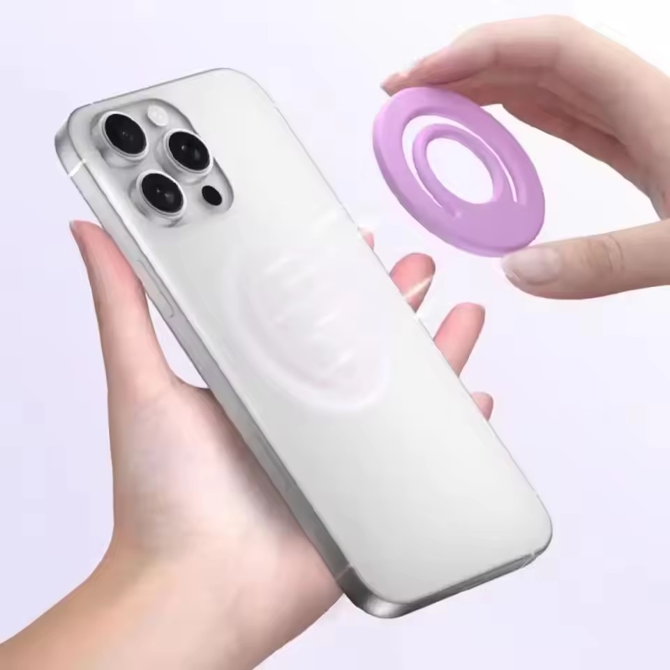 Magnetic Silicone Stand Finger - Phone Accessories Ring recension och pris