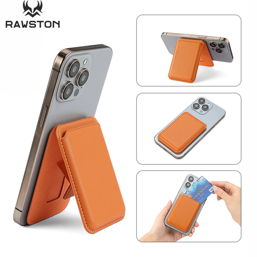 Kickstand Magnetic Leather Wal - Phone Accessories Useful recension och pris