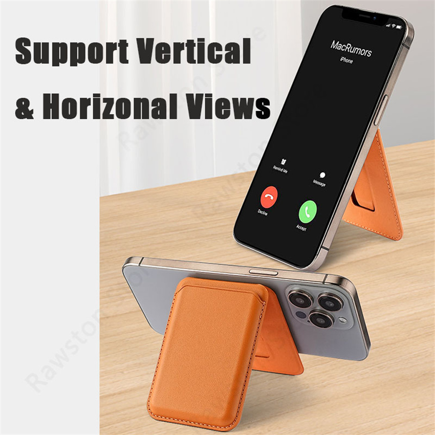 Kickstand Magnetic Leather Wal - Phone Accessories Useful recension och pris