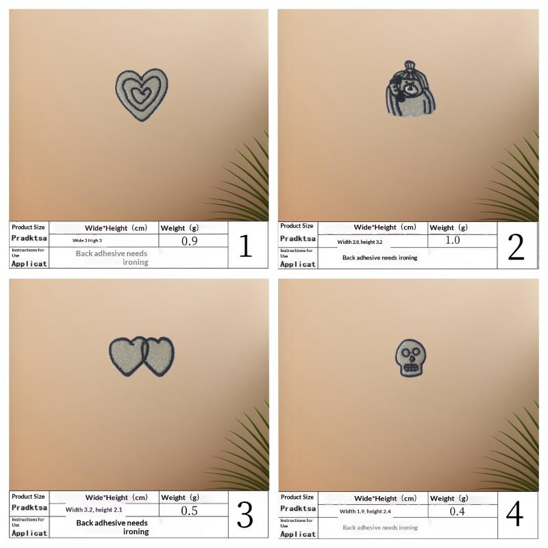 1Set Heart Cat Skull Birds Emb - Phone Accessories Repair recension och pris
