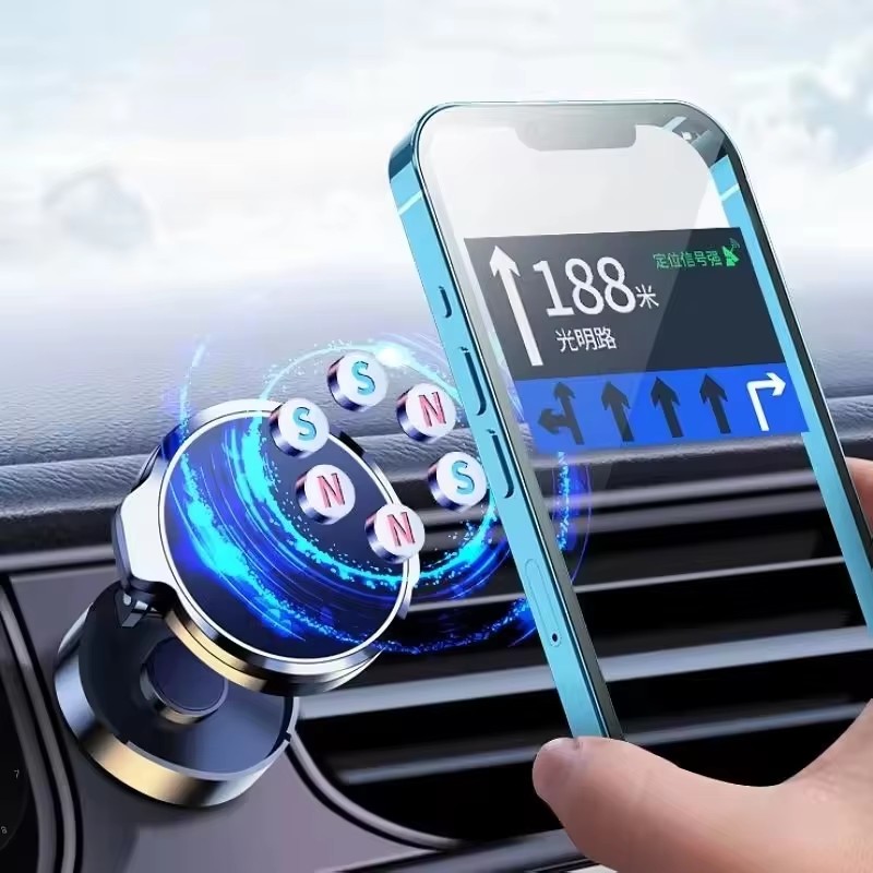 Round Folding Magnetic Car Hol - Phone Accessories Useful recension och pris