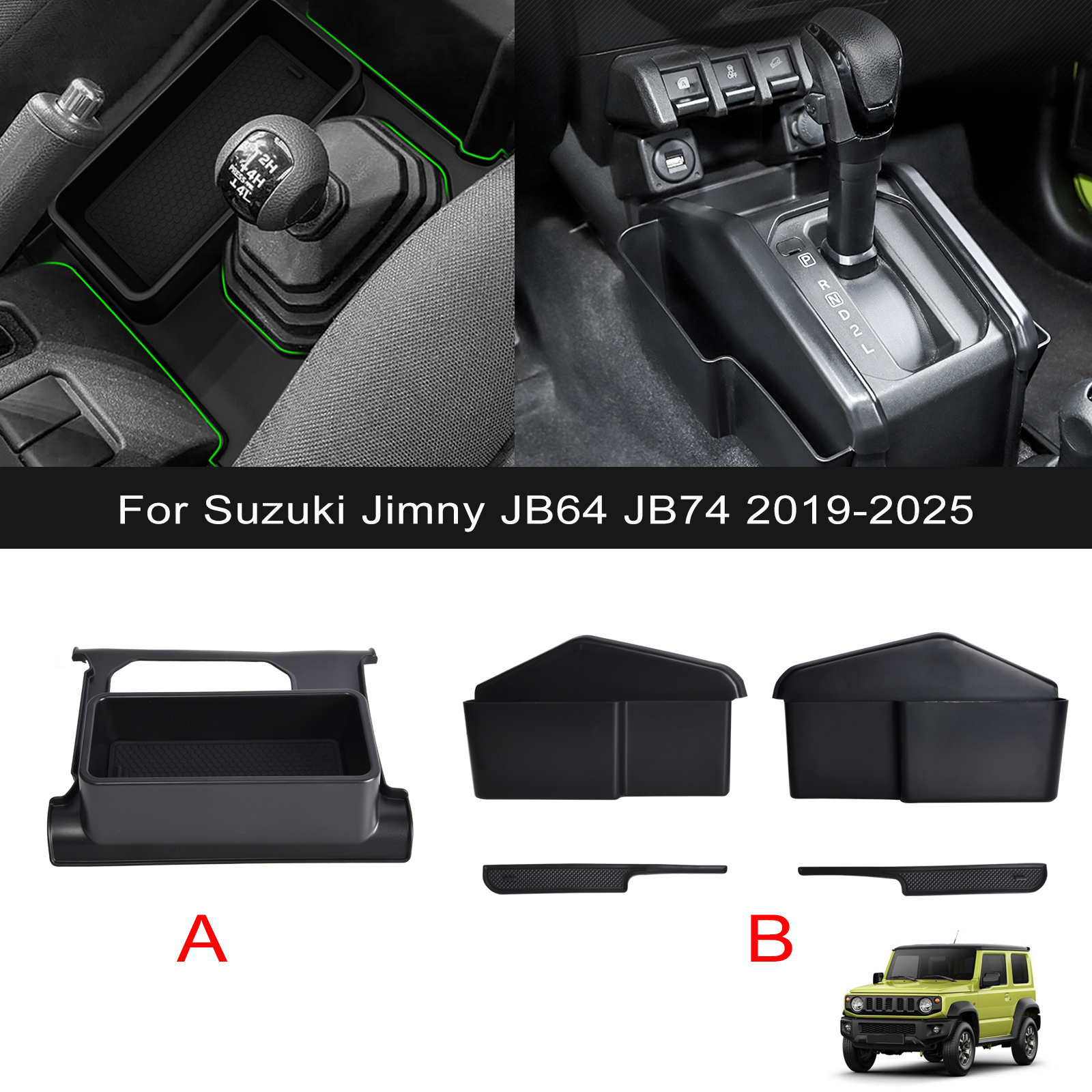 Car Gear Shift Side Storage Bo - Phone Accessories For Car recension och pris