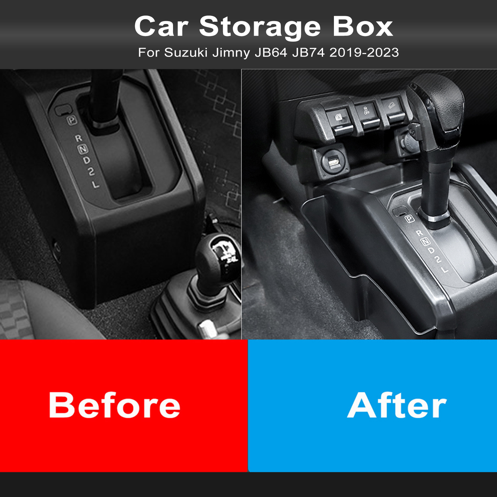 Car Gear Shift Side Storage Bo - Phone Accessories For Car recension och pris