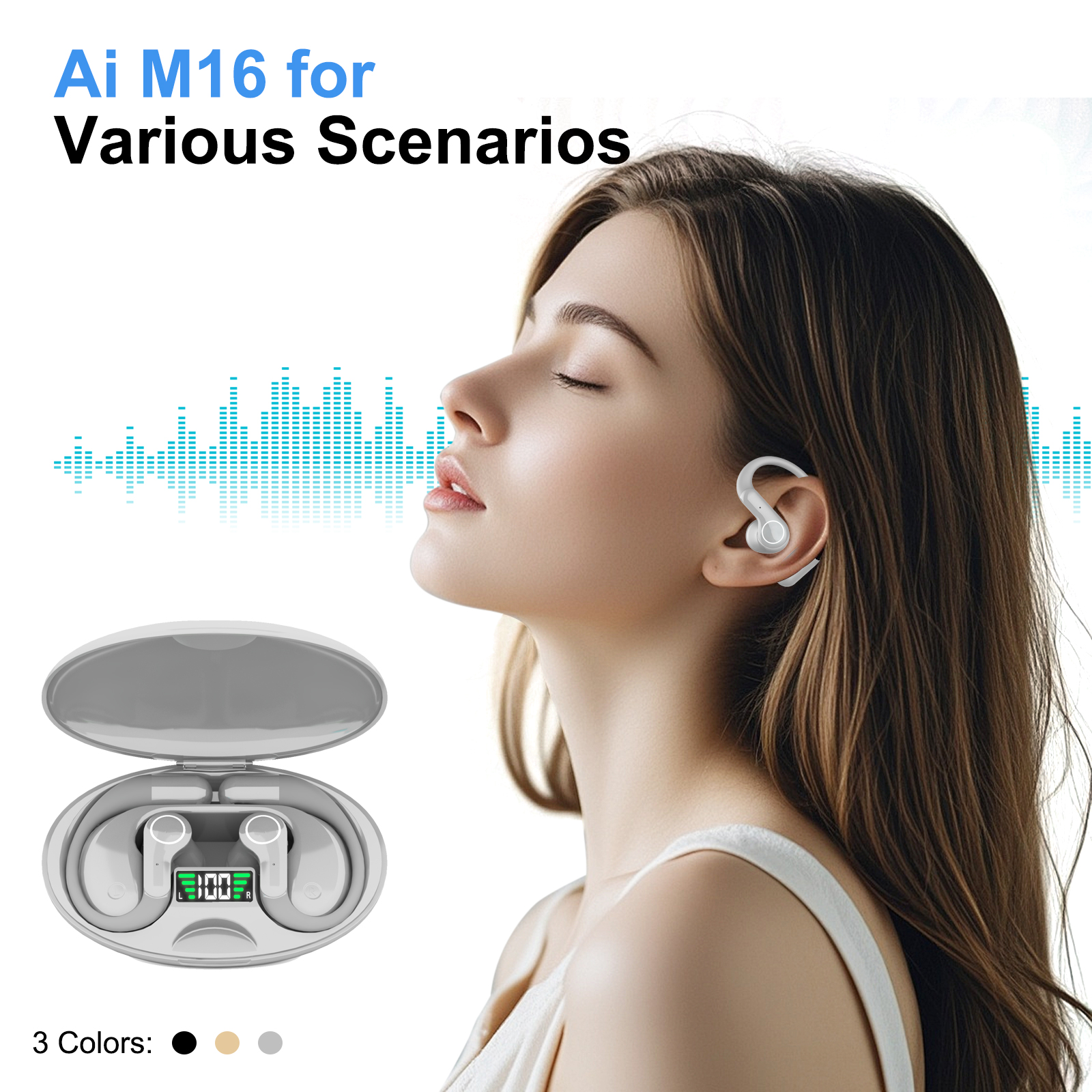 Ai Translator Earbud Device Re - Wireless Earbuds Case recension och pris