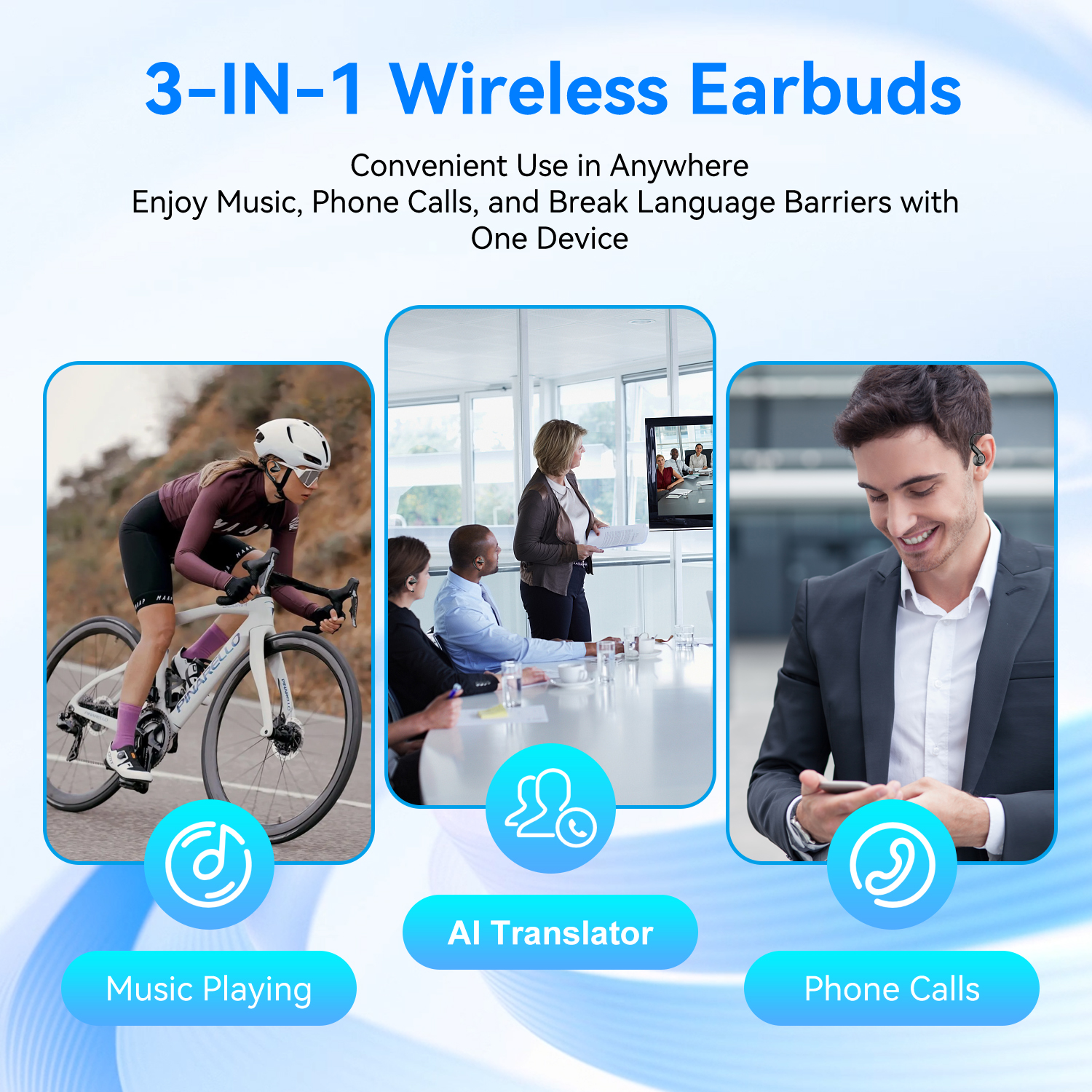 Ai Translator Earbud Device Re - Wireless Earbuds Case recension och pris