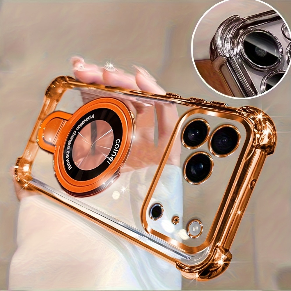 Luxury Plating Phone Case for  - Phone Accessories Ring recension och pris