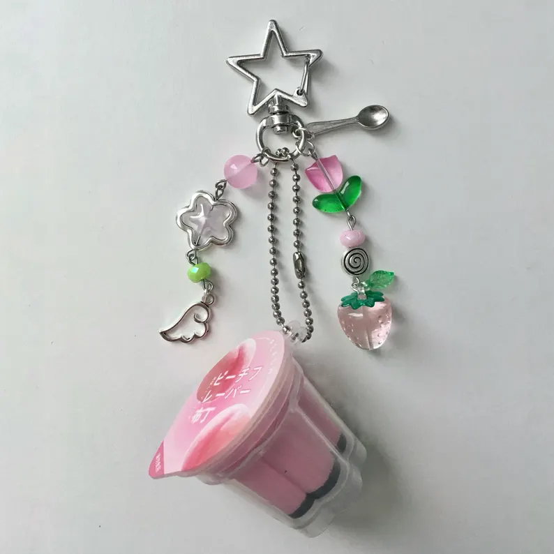 Japanese Pudding Keychain, Pin - Phone Accessories Aesthetic recension och pris