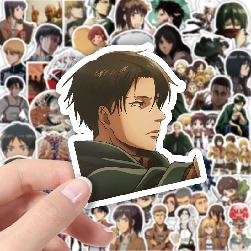 60Pcs Attack on Titan Anime St - Phone Accessories Aesthetic recension och pris