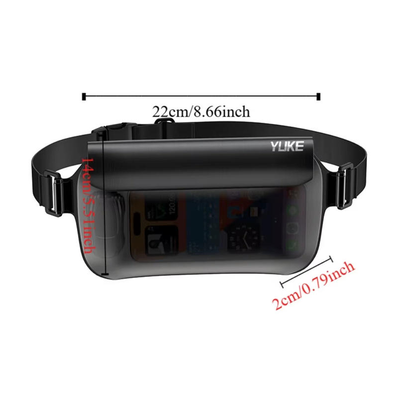 1PC Waterproof Waist Belt Bag  - Phone Accessories For Men recension och pris