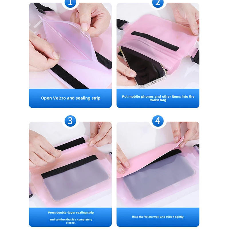 1PC Waterproof Waist Belt Bag  - Phone Accessories For Men recension och pris