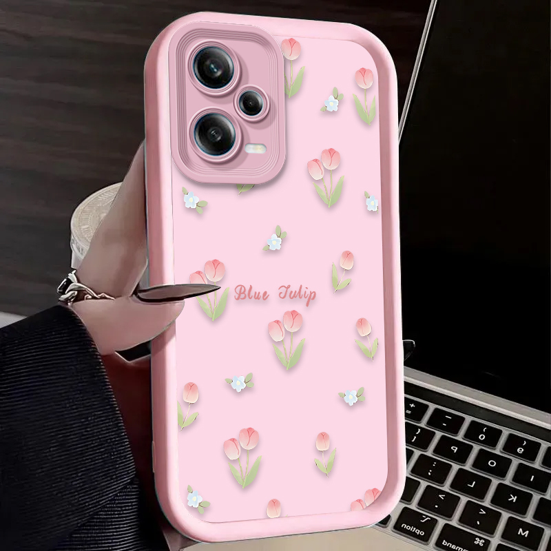 Retro Tulip Flower Phone Case  - X Phone Accessories recension och pris