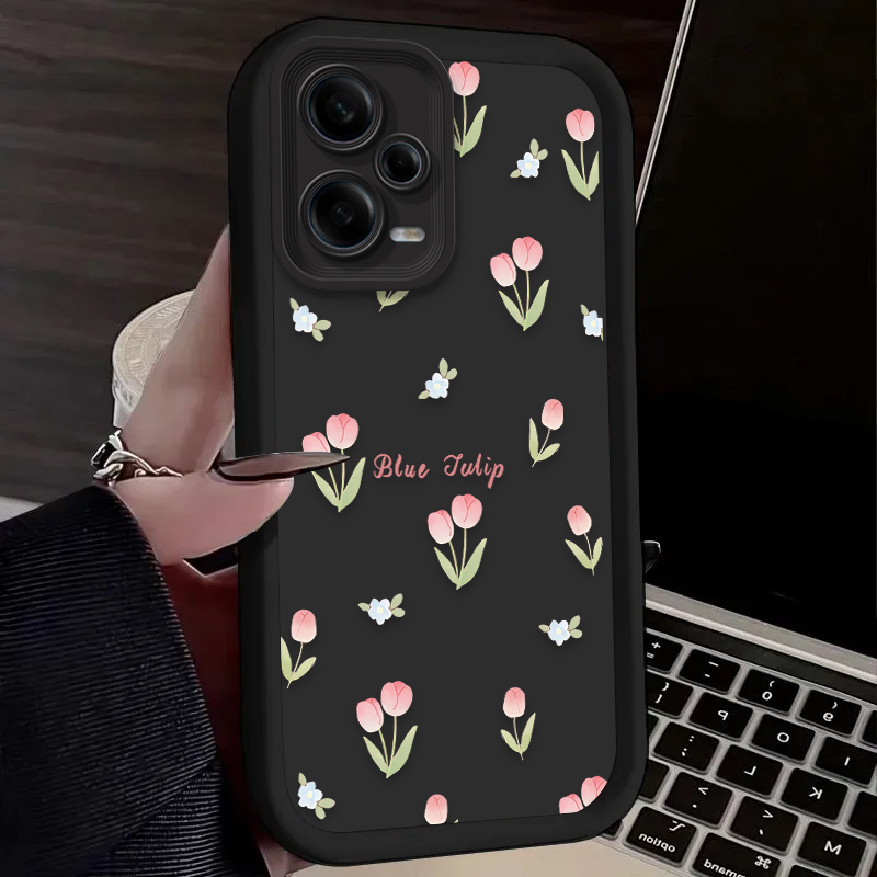 Retro Tulip Flower Phone Case  - X Phone Accessories recension och pris