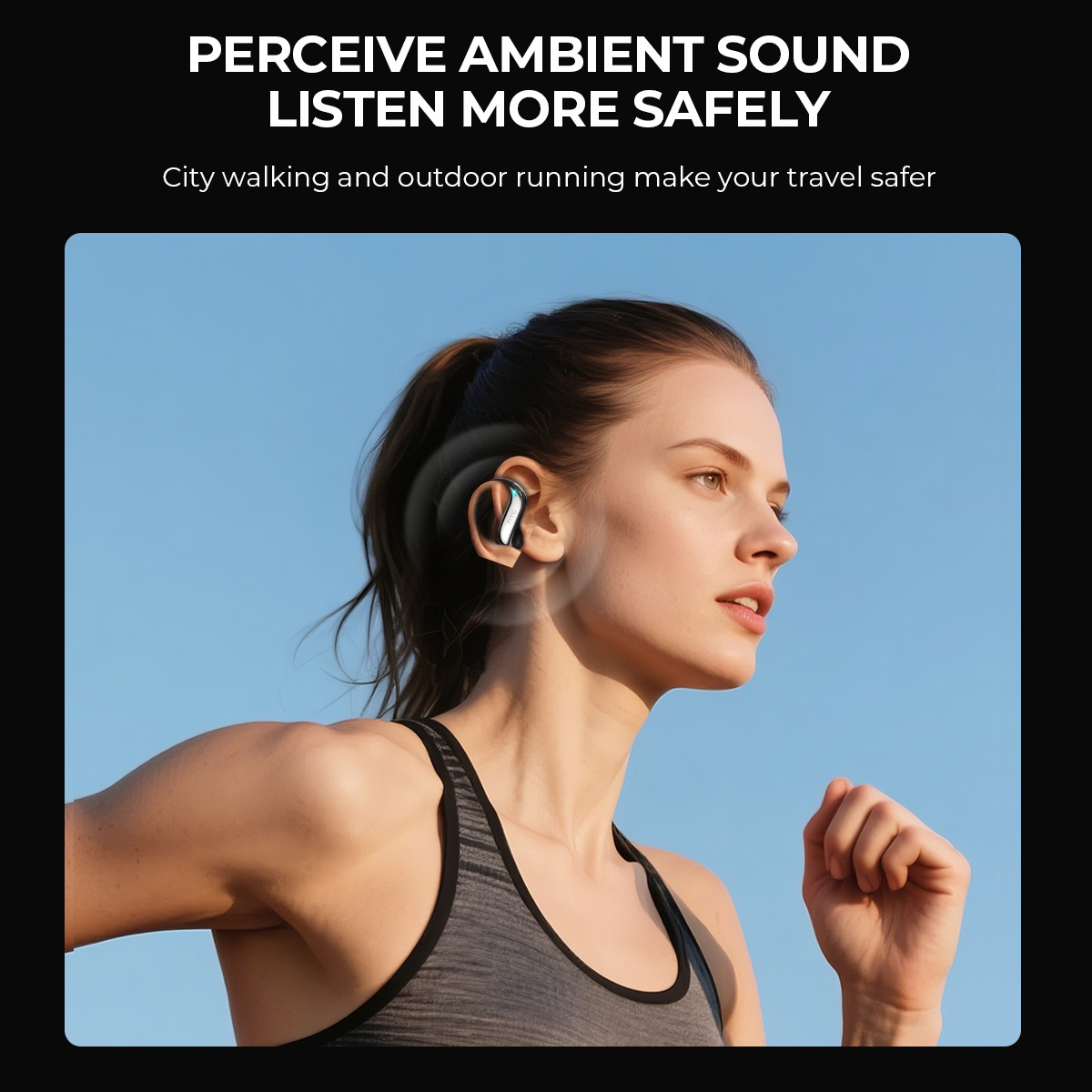 Open-ear Bluetooth Headphones  - Wireless Earbuds Case recension och pris