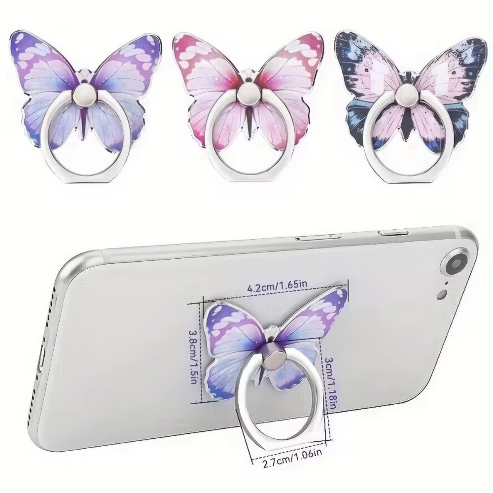 1PCS Beautiful Butterfly Phone - Phone Accessories Ring recension och pris