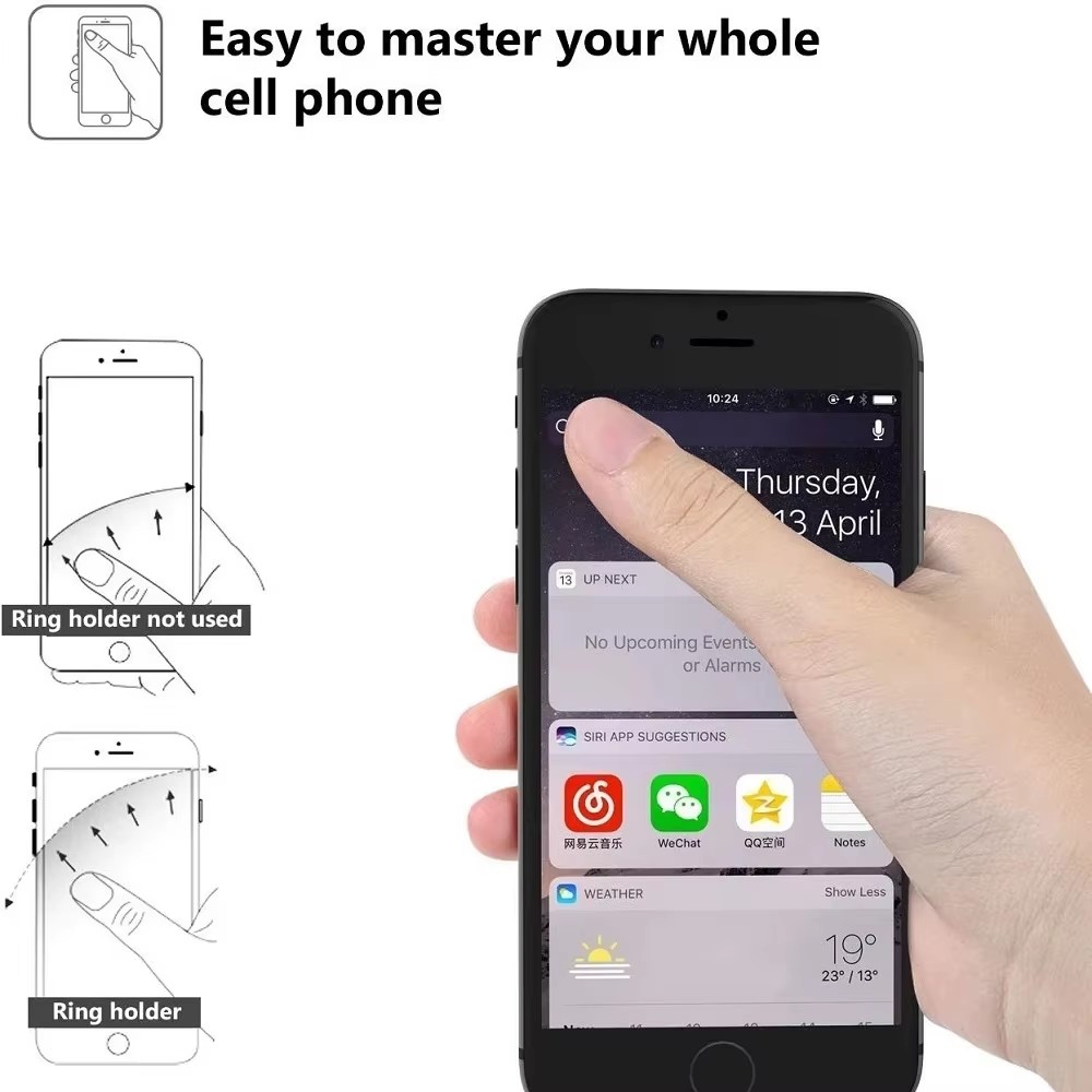 Finger Ring Mobile Phone Holde - Phone Accessories Ring recension och pris