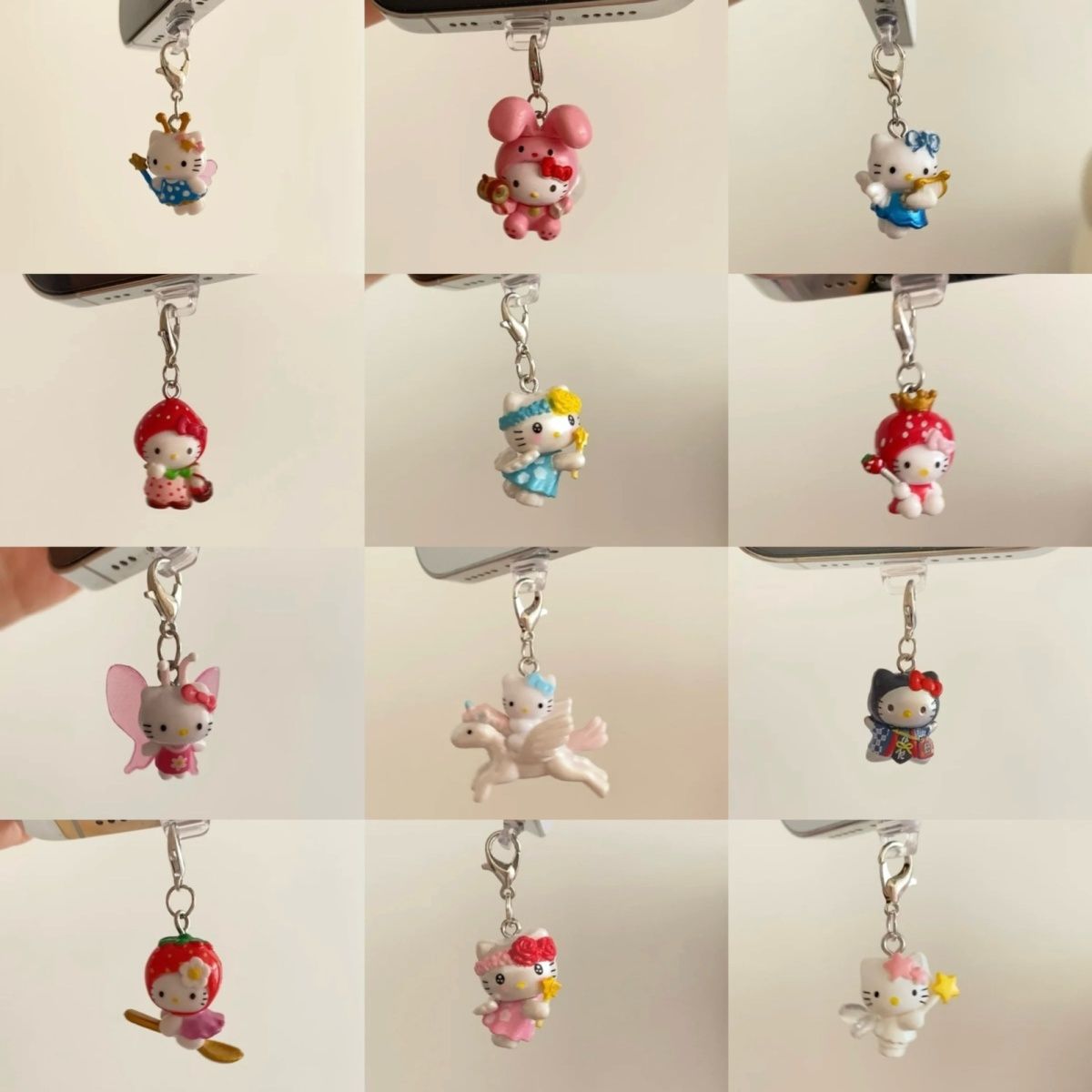 3D Hello Kitty Cute Cartoon Ba - Phone Accessories Hanging recension och pris