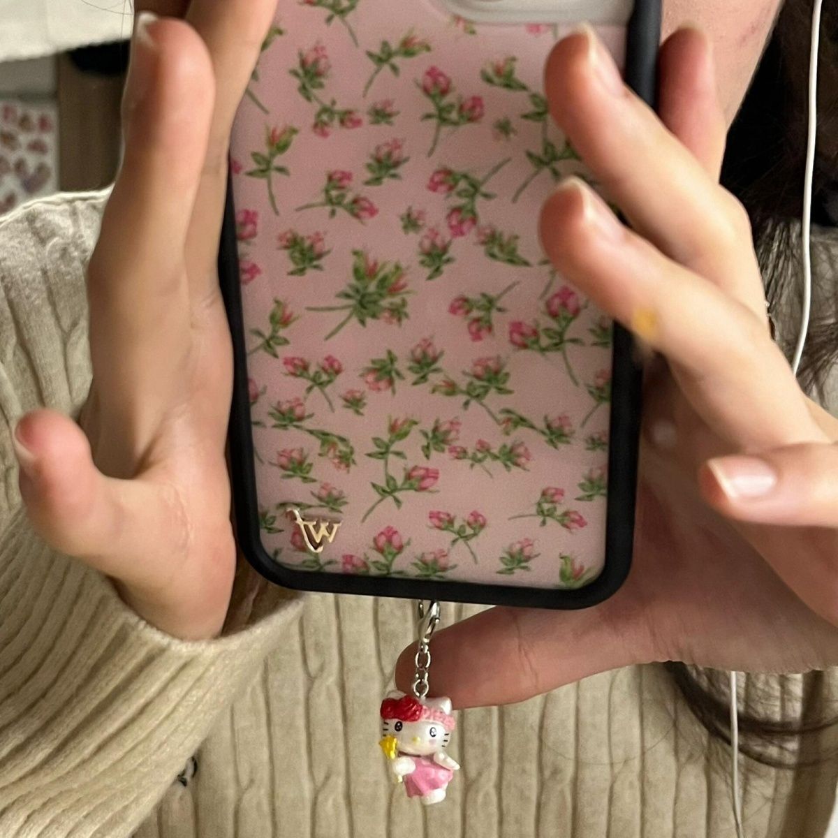 3D Hello Kitty Cute Cartoon Ba - Phone Accessories Hanging recension och pris