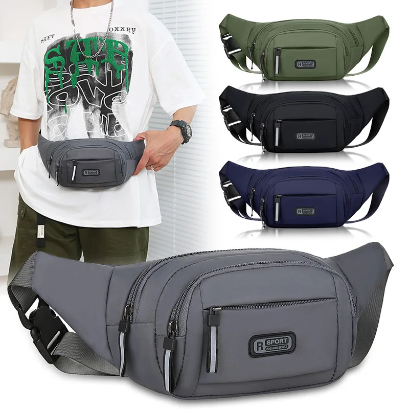Men Canvas Fit Waistpack Mobil - Phone Accessories For Running recension och pris