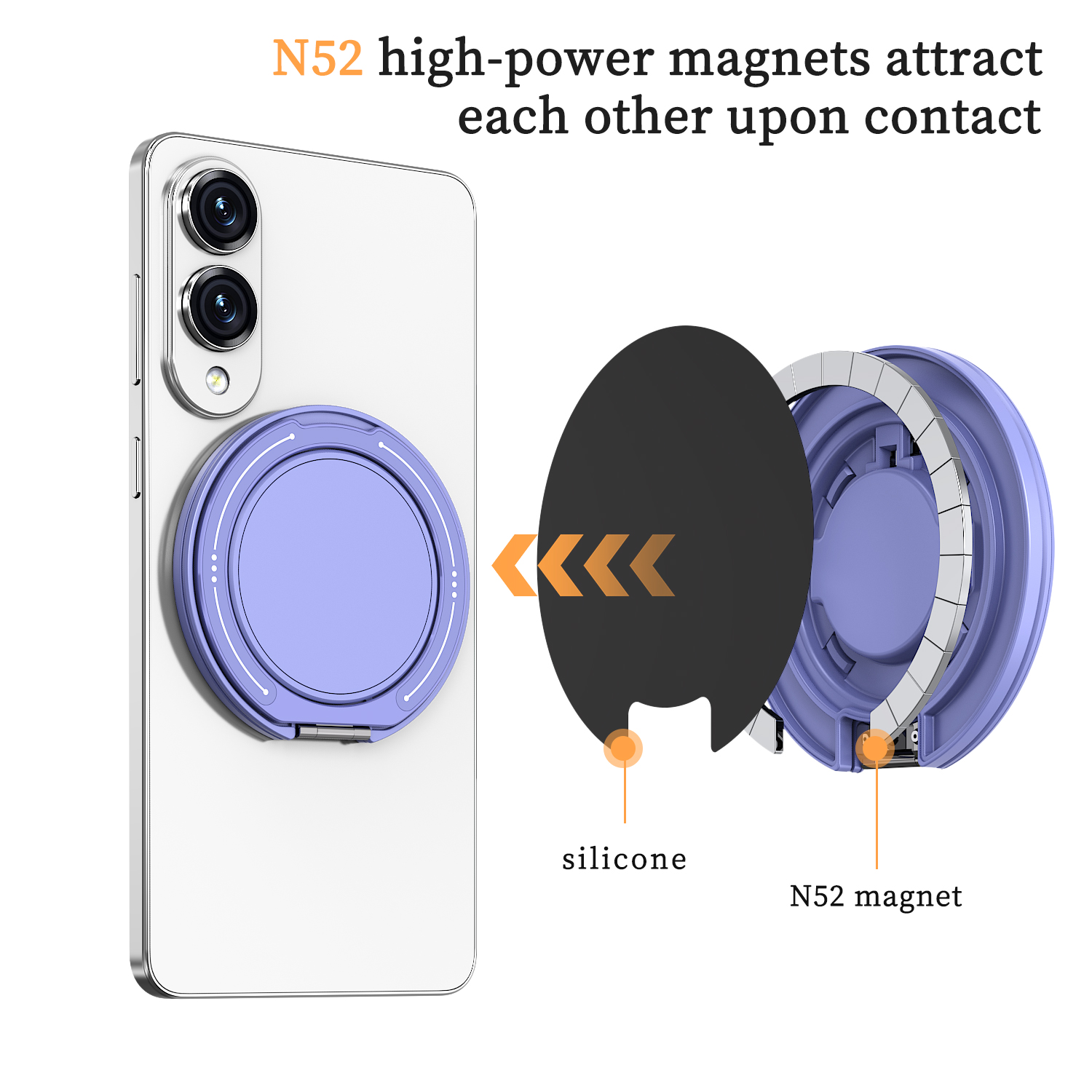 360° Rotatable For MagSafe Mag - Phone Accessories Ring recension och pris
